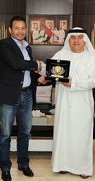 A visit to the Sports Marketing and External Relations Club of Al-Nasr Club in the UAE