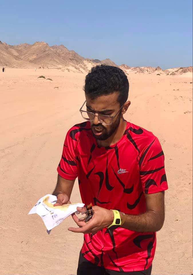 The participation of the student Abdul Rahman Mahmoud and his victory in the African Sports Navigation Championship