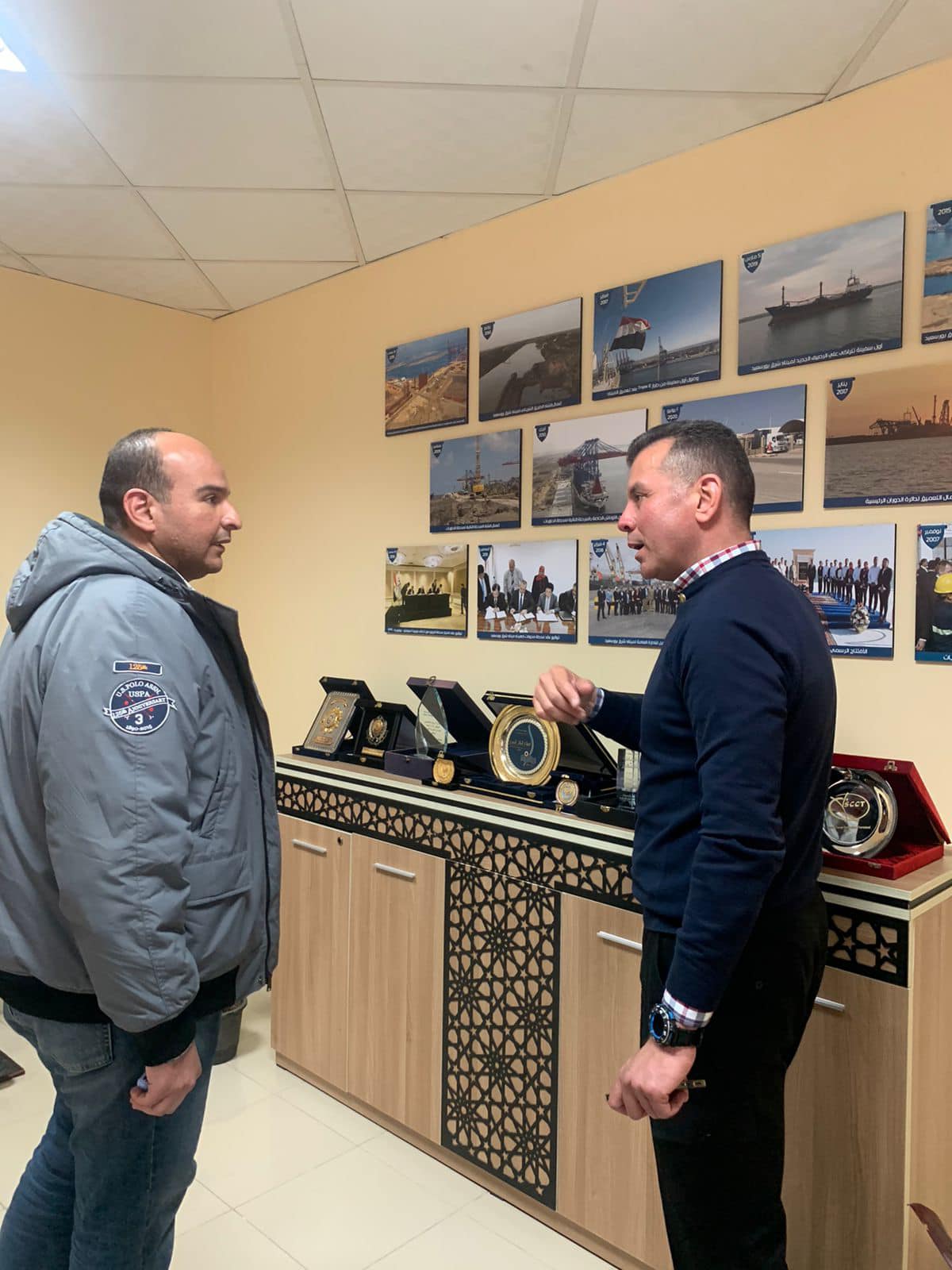 A visit from the Faculty of International Transport and Logistics in El Alamein to the General Authority for the Economic Zone of the Suez Canal