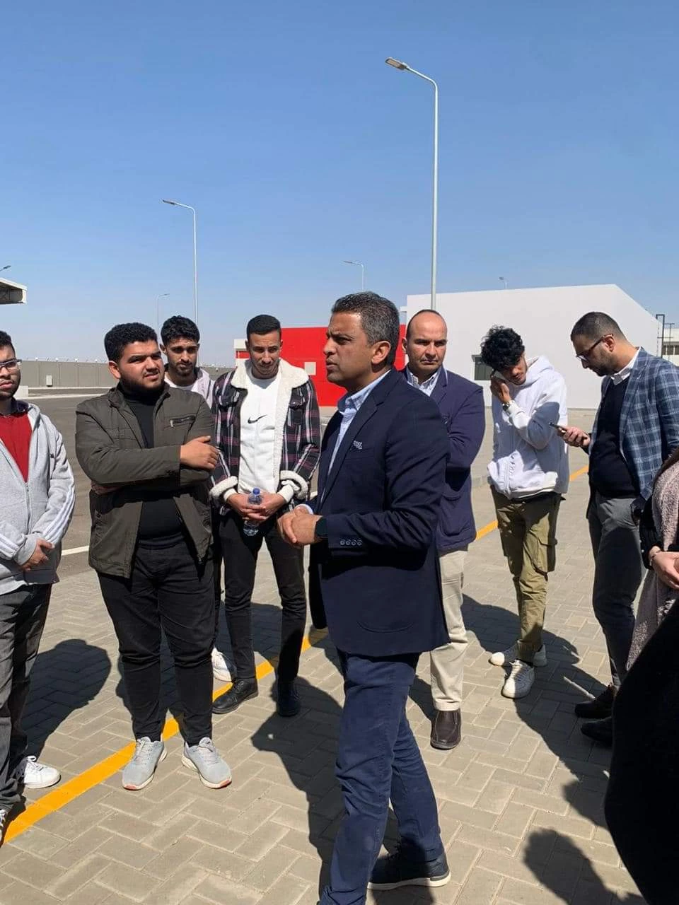 Visit students of the College of International Transport and Logistics in Alamein to October Dry Port3