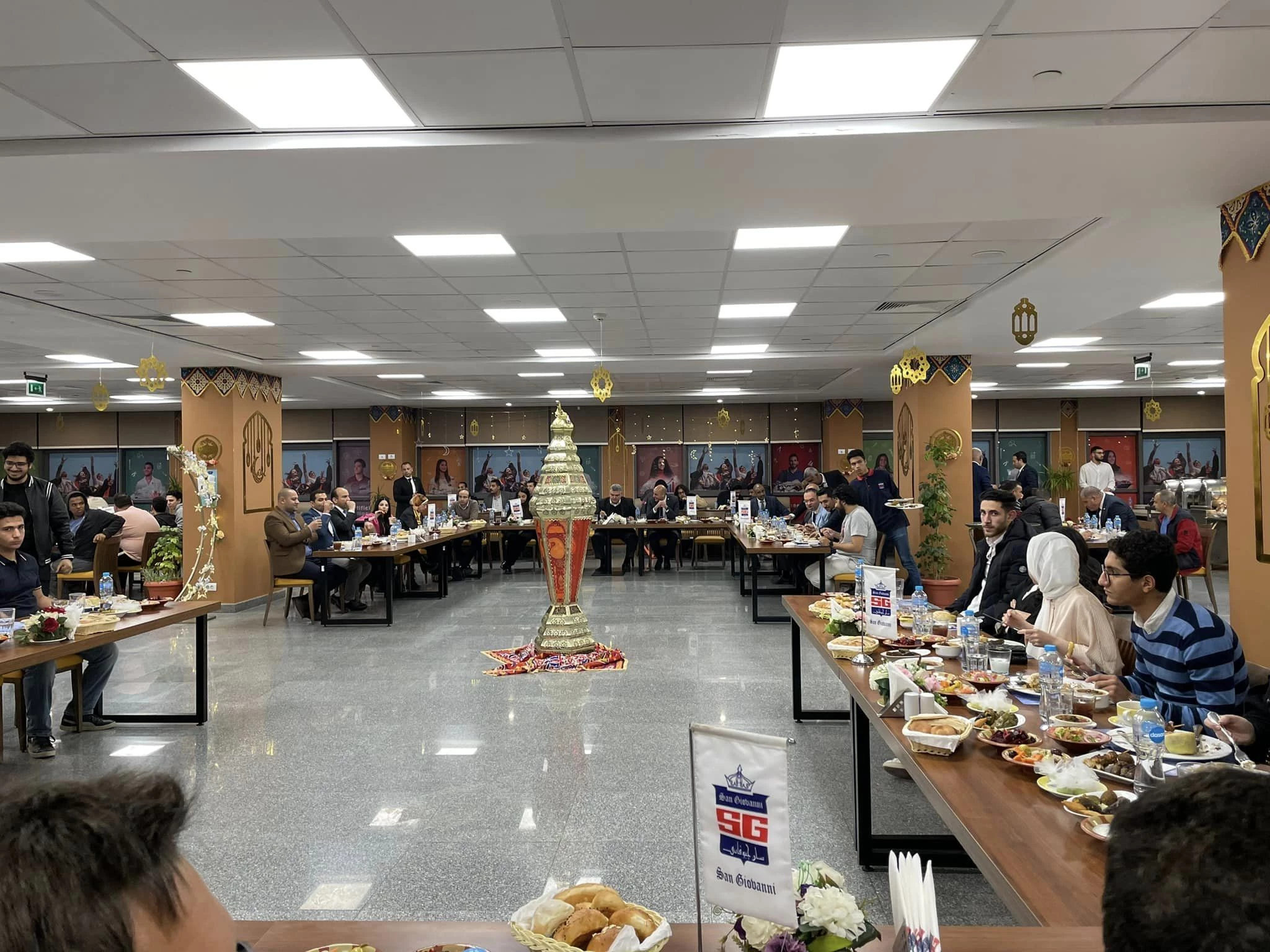 The annual breakfast of His Excellency the president of the academy with the students of Al-Alamein branch9