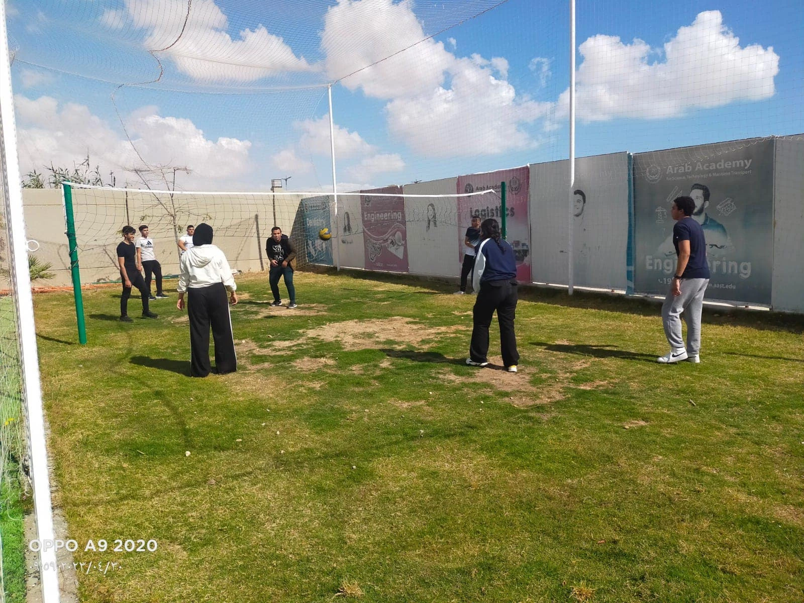 Volleyball tournament in Al-Alamein branch.3