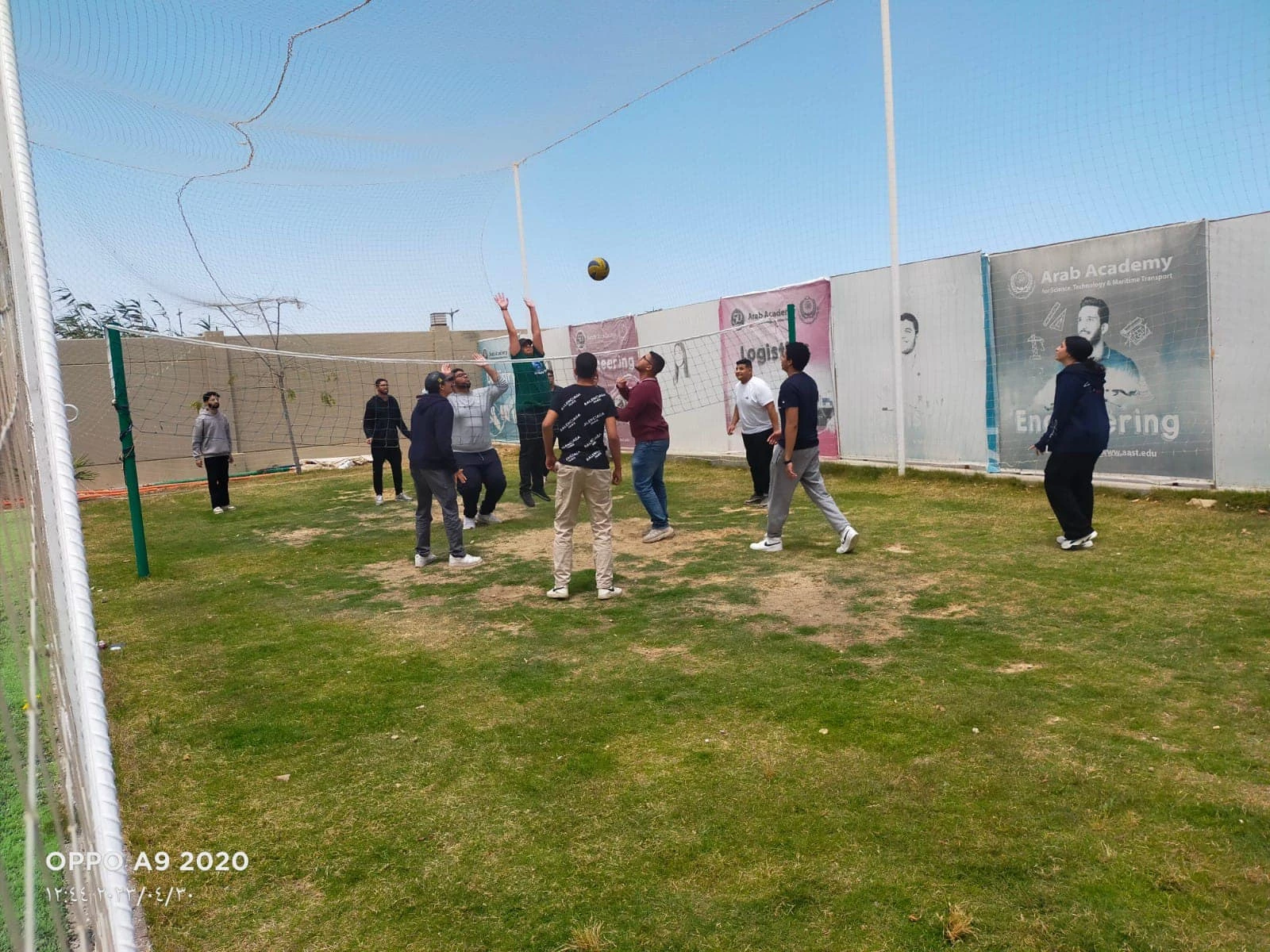 Volleyball tournament in Al-Alamein branch.2