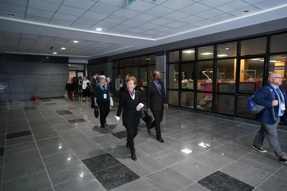 A delegation from one of the top American universities visits the branch of the academy in Alamein6