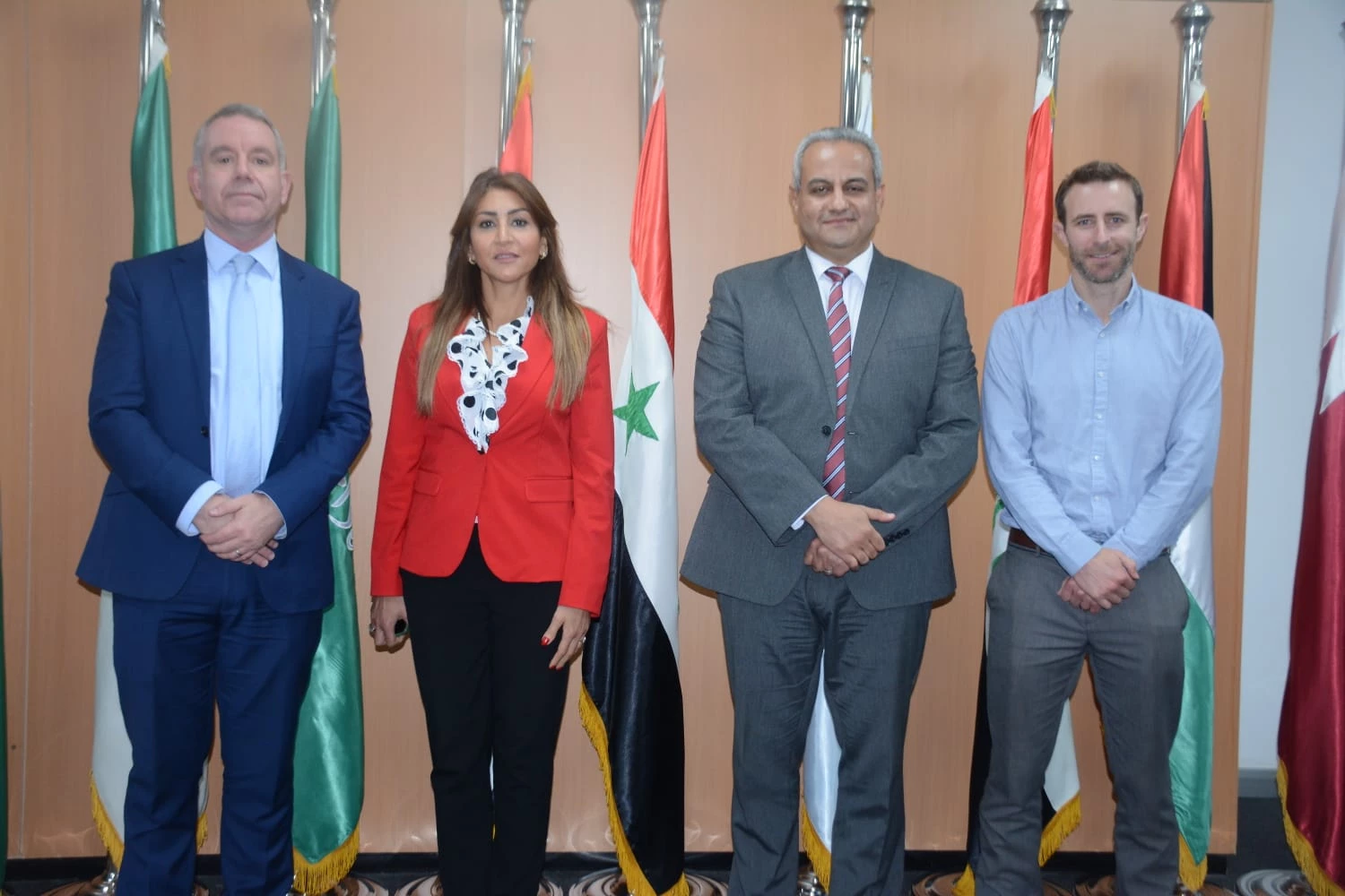 The Arab Academy for Science, Technology, and Maritime Transport (AASTMT) at Smart Village Campus welcomed a delegation from the University of Central Lancashire (UCLan)4