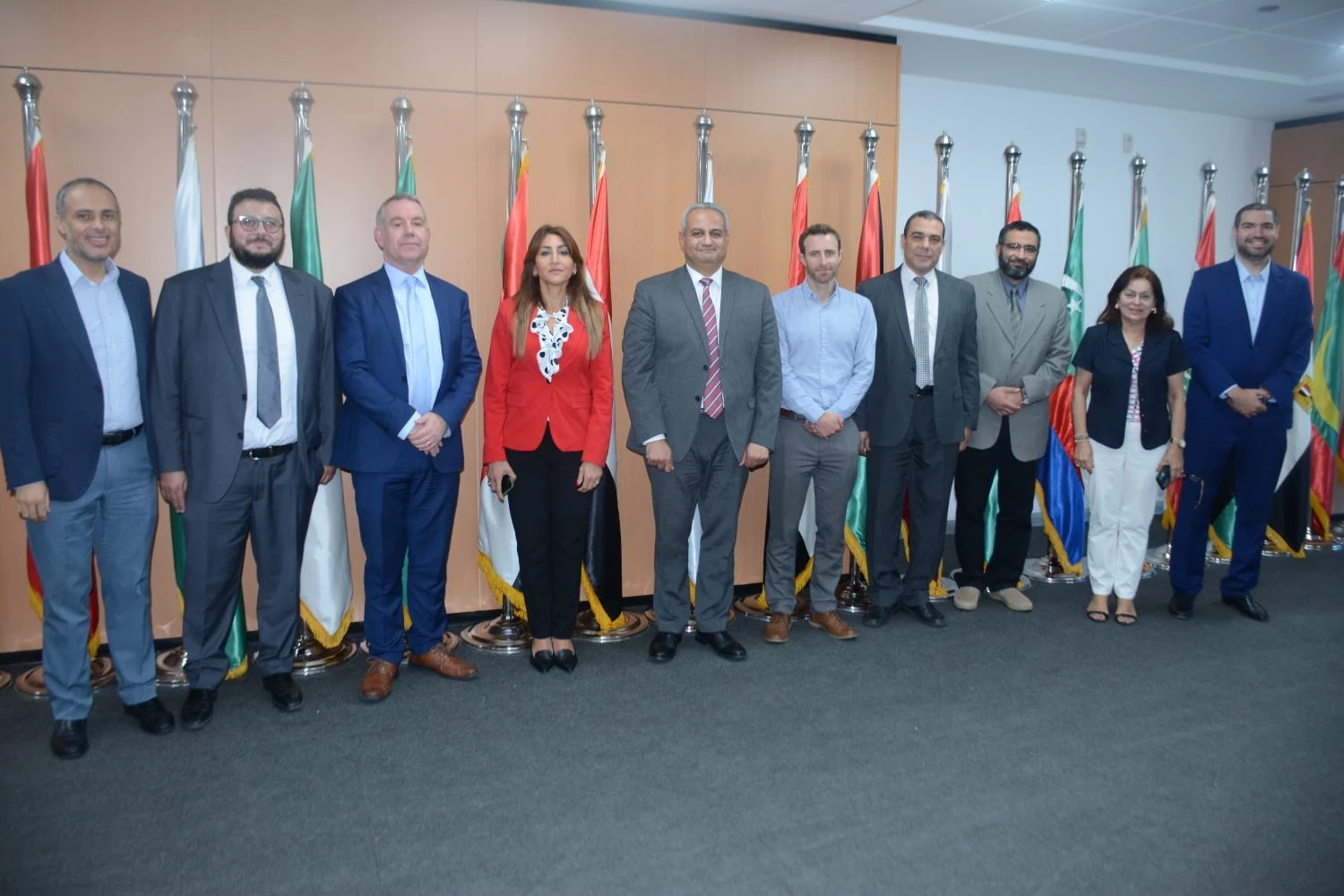 The Arab Academy for Science, Technology, and Maritime Transport (AASTMT) at Smart Village Campus welcomed a delegation from the University of Central Lancashire (UCLan)