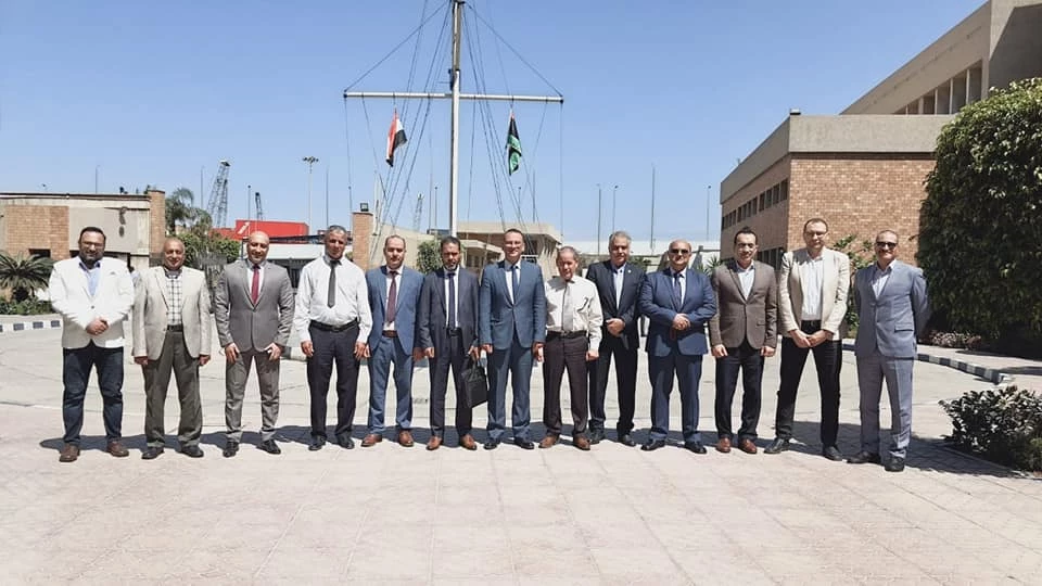 Visit of a high-level delegation led by H.E  Dean of the College of Maritime Resources at the Asmarya Islamic University in Libya to Port Training Institute.3