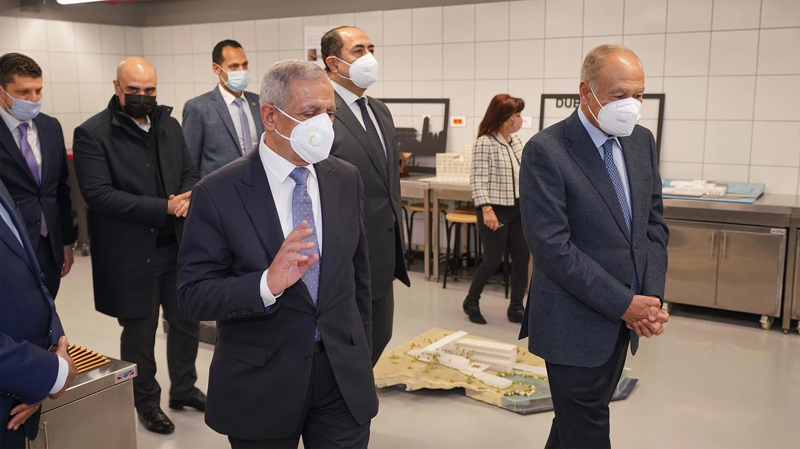 The Arab Academy at the Smart Village branch received His Excellency the Secretary General, Mr. Ahmed Aboul Gheit3