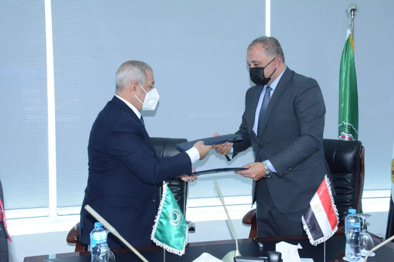 The Arab Academy for Science, Technology, and Maritime Transport signed a cooperation protocol with the Arab Association for Economic Research.2