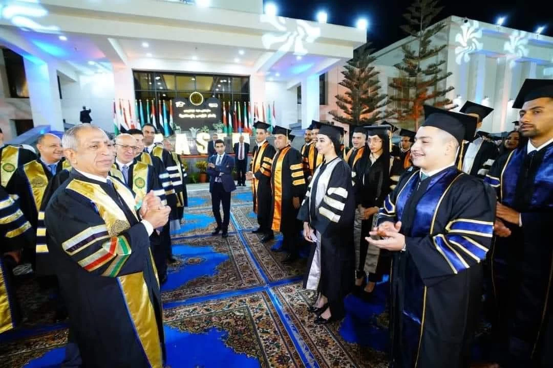 The graduation ceremony of the first Students artificial intelligence college in the Arab Republic of Egypt.2