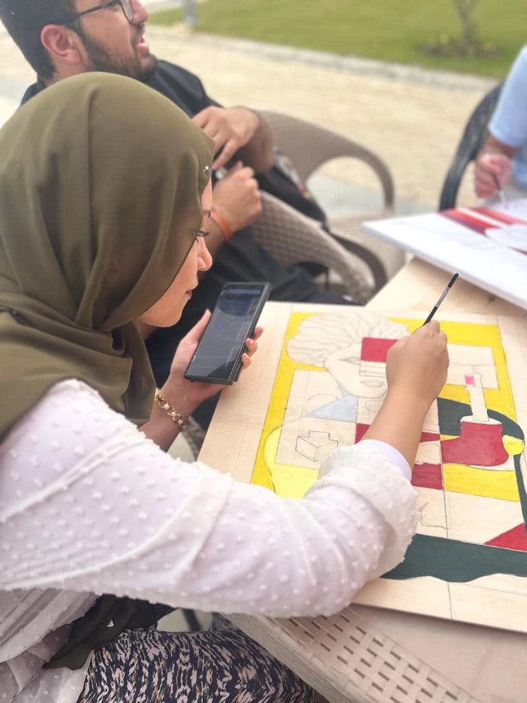 The Wood Drawing Workshop was the first cultural and social activity workshop in the Alamein branch2