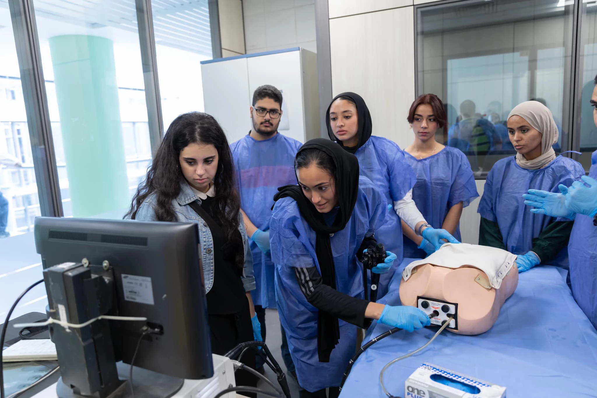 Faculty of Medicine at the Arab Academy Hosts Successful Workshop on Gastrointestinal Endoscopy at its Simulation Center7