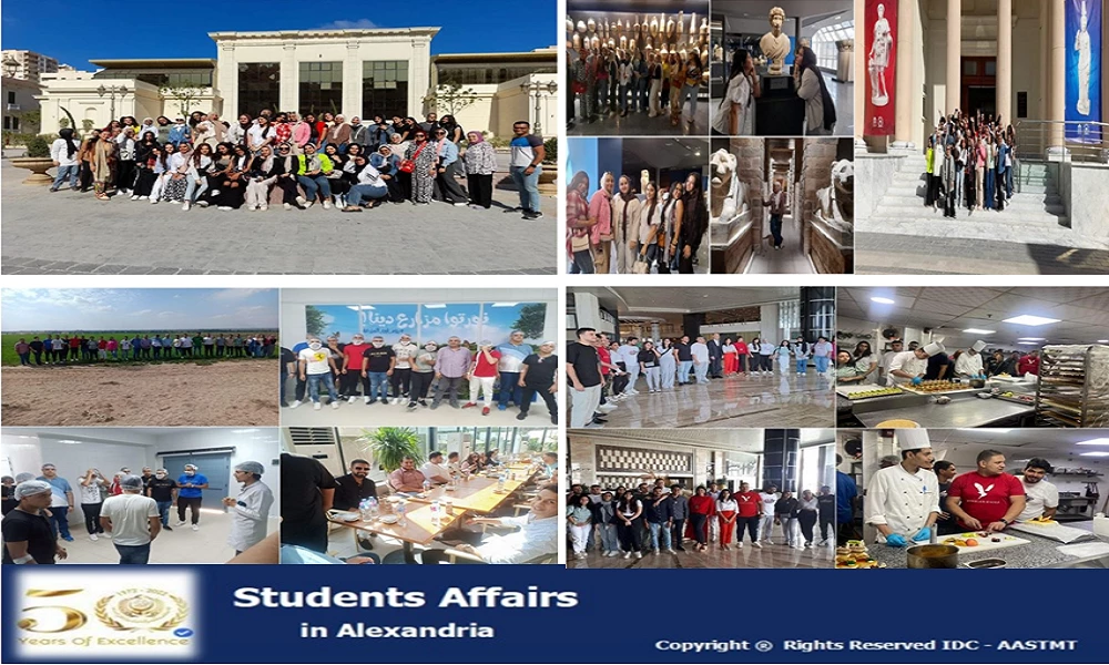 The Department of cultural and social activity in Miami organized scientific trips for students of the faculties of management, technology, language and media for more than one place over a whole month during the period from 30/9/2023 to 8/11/202320