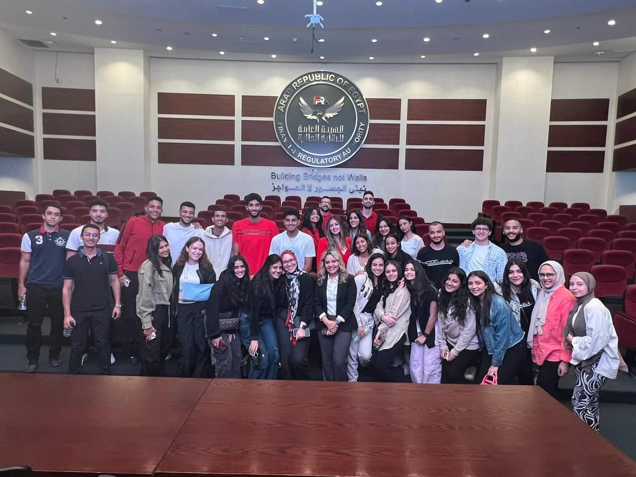 The Department of cultural and social activity in Miami organized a scientific trip to the headquarters of the General Authority for financial supervision in the smart village in Cairo on: 8/11/20233