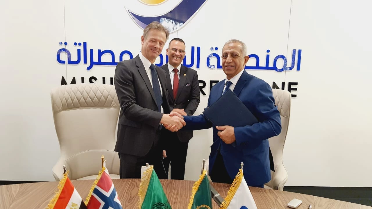 Signing a cooperation agreement with the University of South East Norway on the sidelines of the North Africa International Conference and Exhibition for Ports and Free Zones2