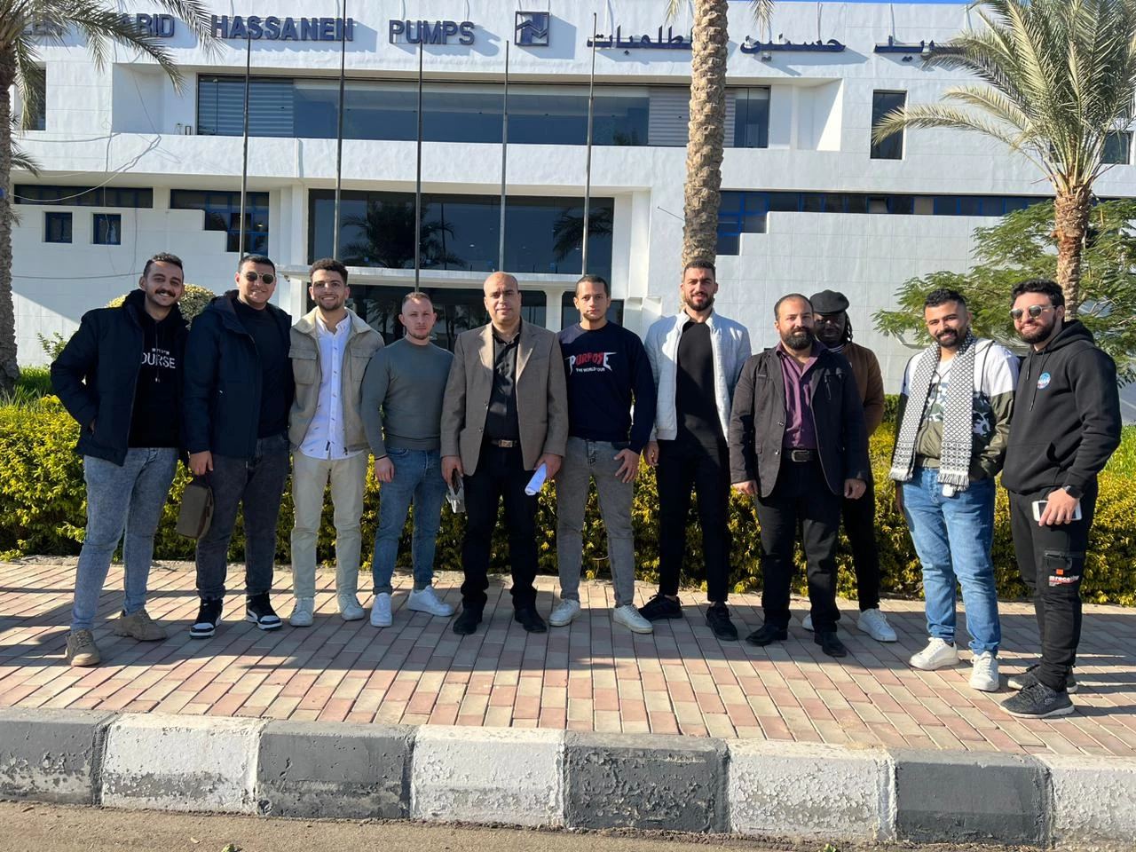 A scientific field visit for bachelor’s students in the Department of Marine Engineering Technology to the Al-Wailer pump factory on Wednesday 29-11-2023 by Marine Engineering Department