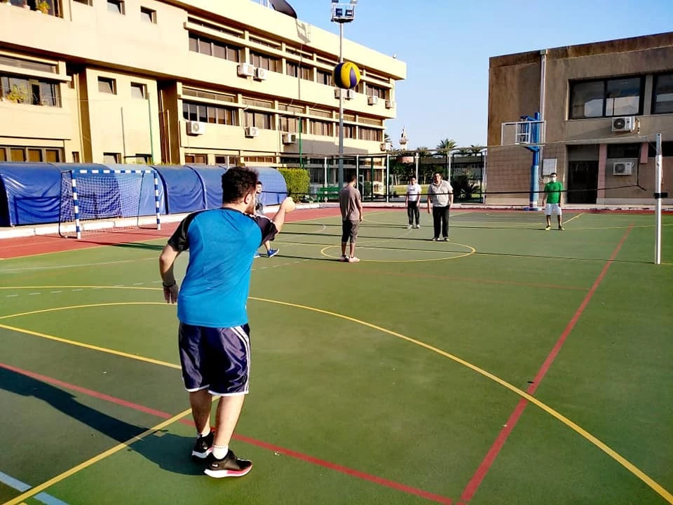 The beginning of the Academy Volleyball Championship