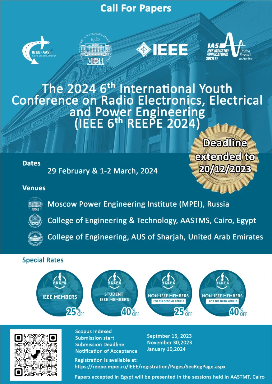 The 2024 6th International Youth Conference on Radio Electronics, Electrical and Power Engineering3