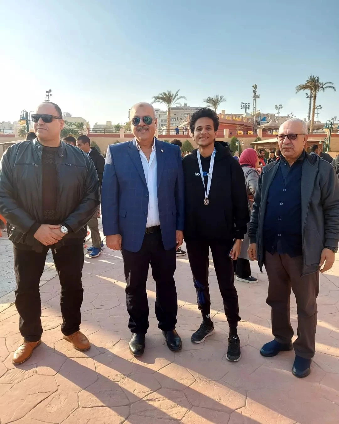 Student / Ali Eldin Tarek enrolled at the Faculty of management and technology and student / Habiba Mohamed Sadek enrolled at the Faculty of Mass Communication and languages (Sheraton branch) won the second place and the silver medal in the Egyptian Federation Cup target sprint shooting Junior Championship11