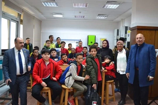 Training and workshops about renewable energy and PV system for high and middle school in Alexandria3