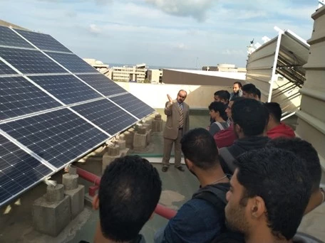 Training and workshops about renewable energy and PV system for high and middle school in Alexandria3