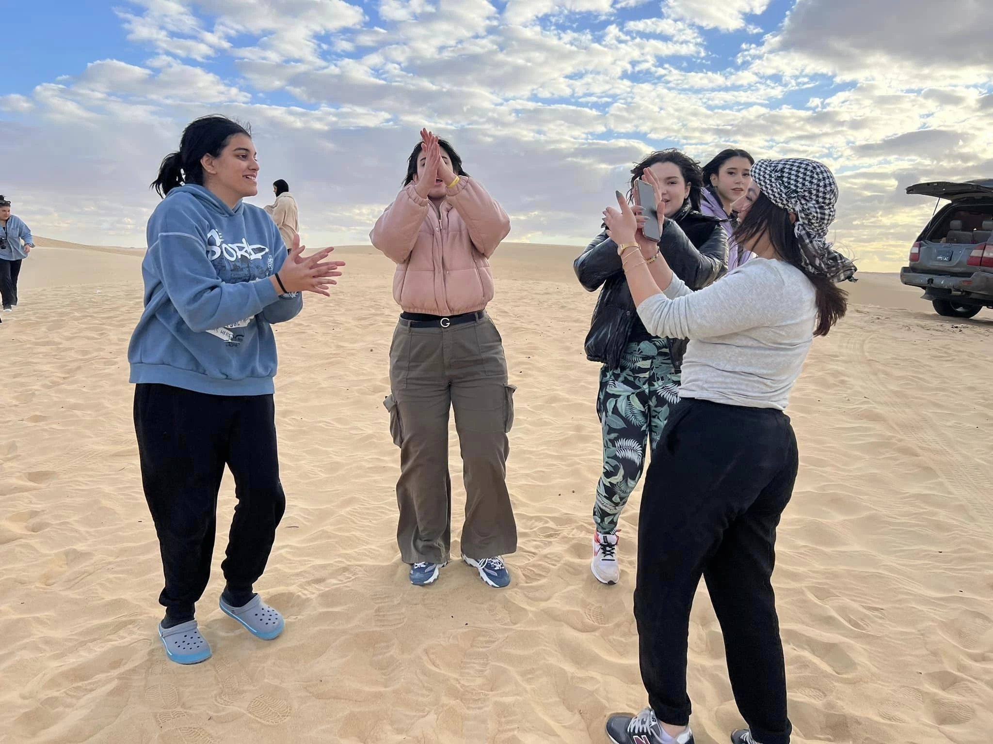 The Cultural and Social Activity Department in Miami organized a trip to Siwa Oasis for pleasure and beauty during the mid-year vacation on:  1/29/2024 until 2/2/20242