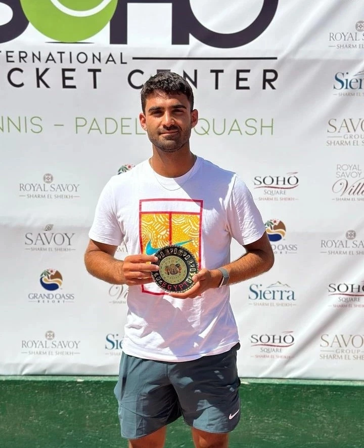 Fares Zakaria wins silver at the 5th future International Tennis Championship in Sharm el Sheikh