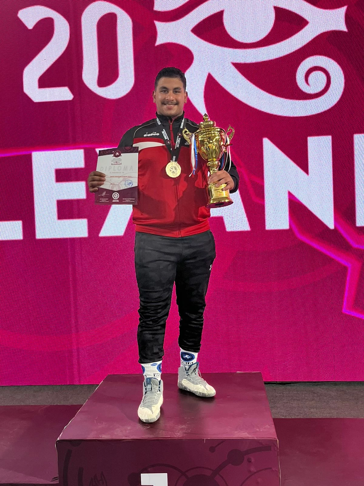 Sincere congratulations to student Amr Ramadan Gomaa Ahmed, 3rd period, navigation, for winning the gold medal in the 2024 African Youth Championship.