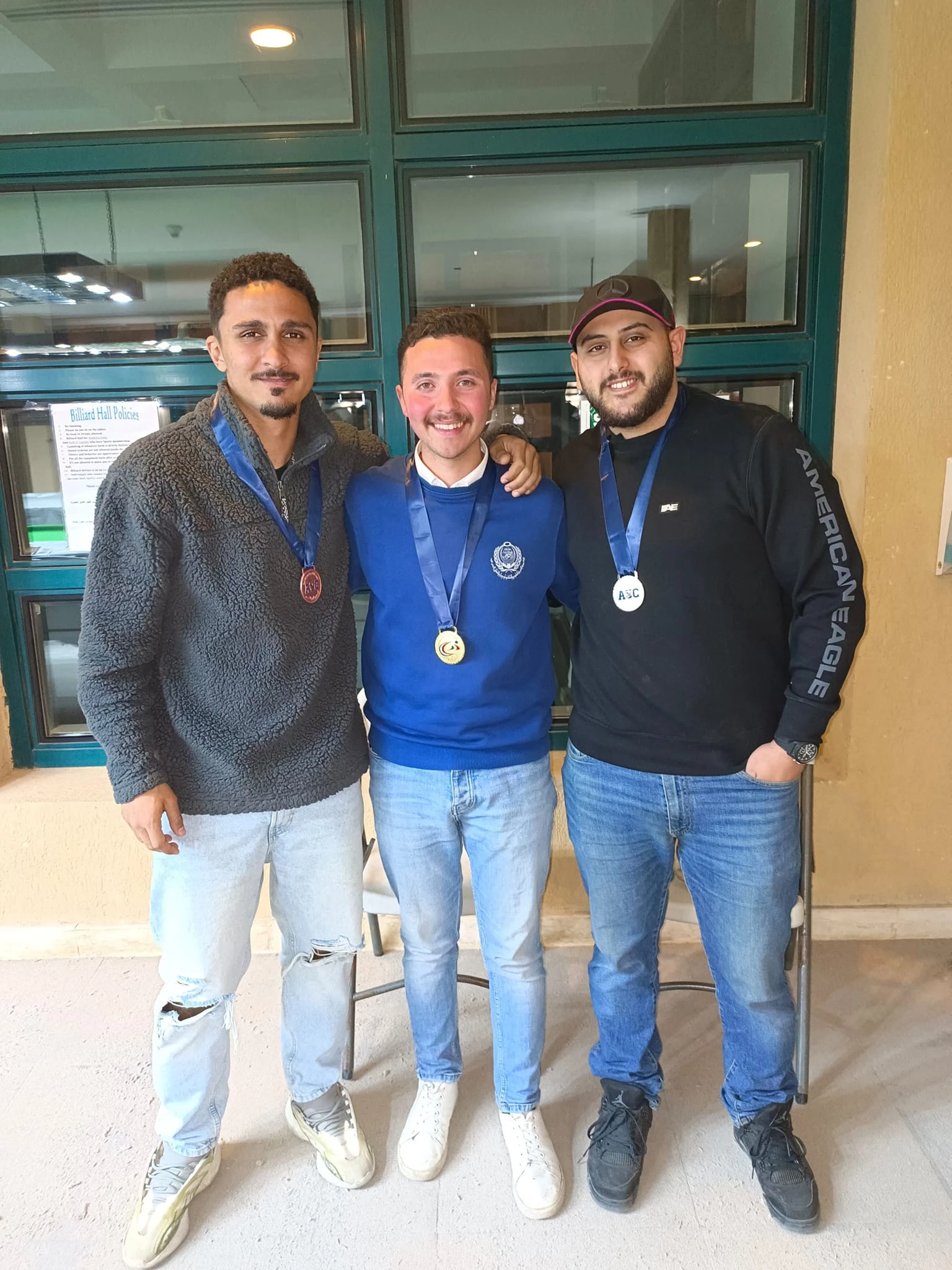 The Academy's billiards team in Cairo dominates the medals of the championship of private universities.6