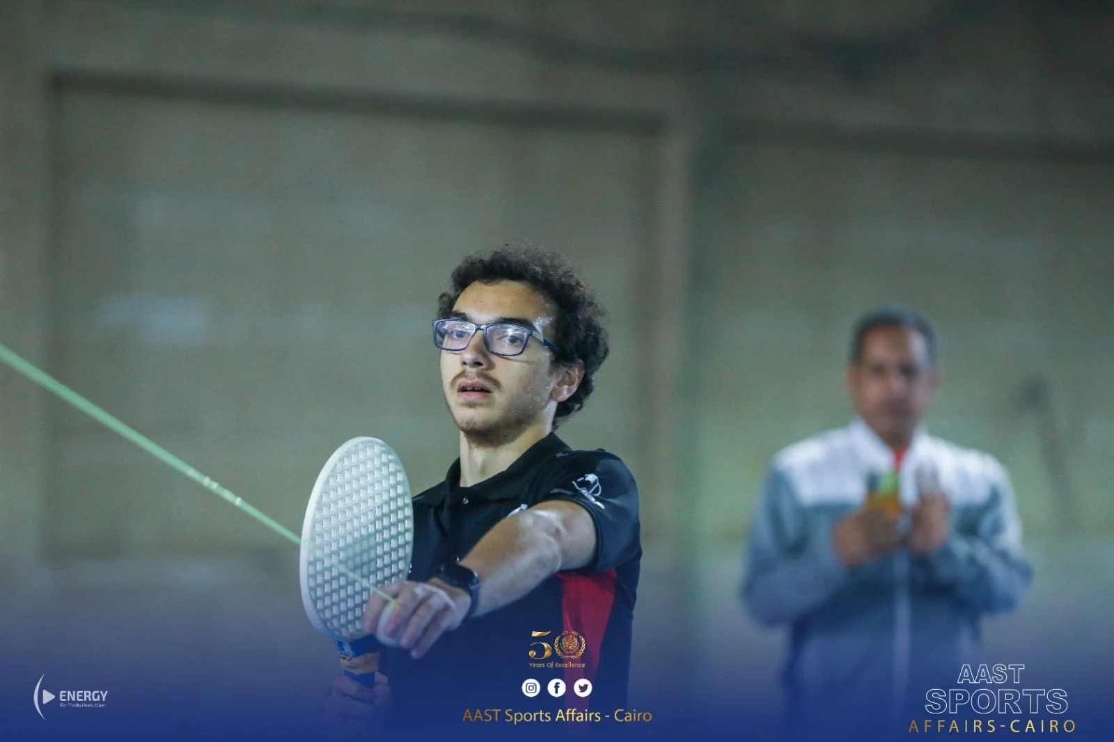 The academy was crowned in Cairo with the first place Cup in the student championship and the first place Cup in the female student championship in the private universities Speedball Championship6