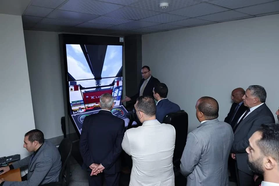 Professor Dr. Ismail Abdel Ghaffar Ismail Farag inaugurated the mobile testing equipment simulator and the renovation and development works of the main meeting hall at Port Training Institute7