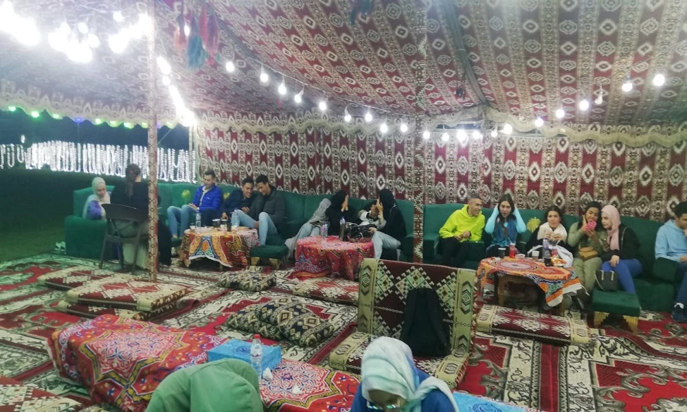 The Department of Cultural and Social Activity in Abu Qir organized a group breakfast for students during the holy month of Ramadan on the green fields on: 4/2/20233