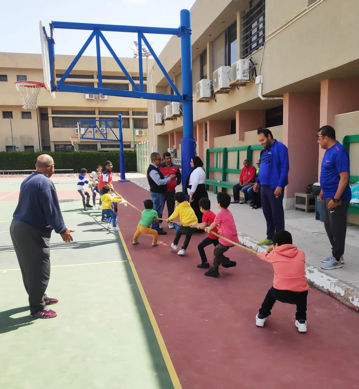A sports day for orphans inside the Academy in the main branch3