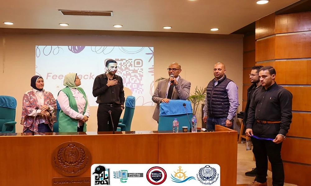 The Department of Cultural and Social Activity in Abu Qir, in cooperation with the Horizon family, organized a session on the Career Stone Event, presented by Dr. Pharmacist Moaz Arif, with the end of the Abuse in Egypt activities on 4/26/2024.3