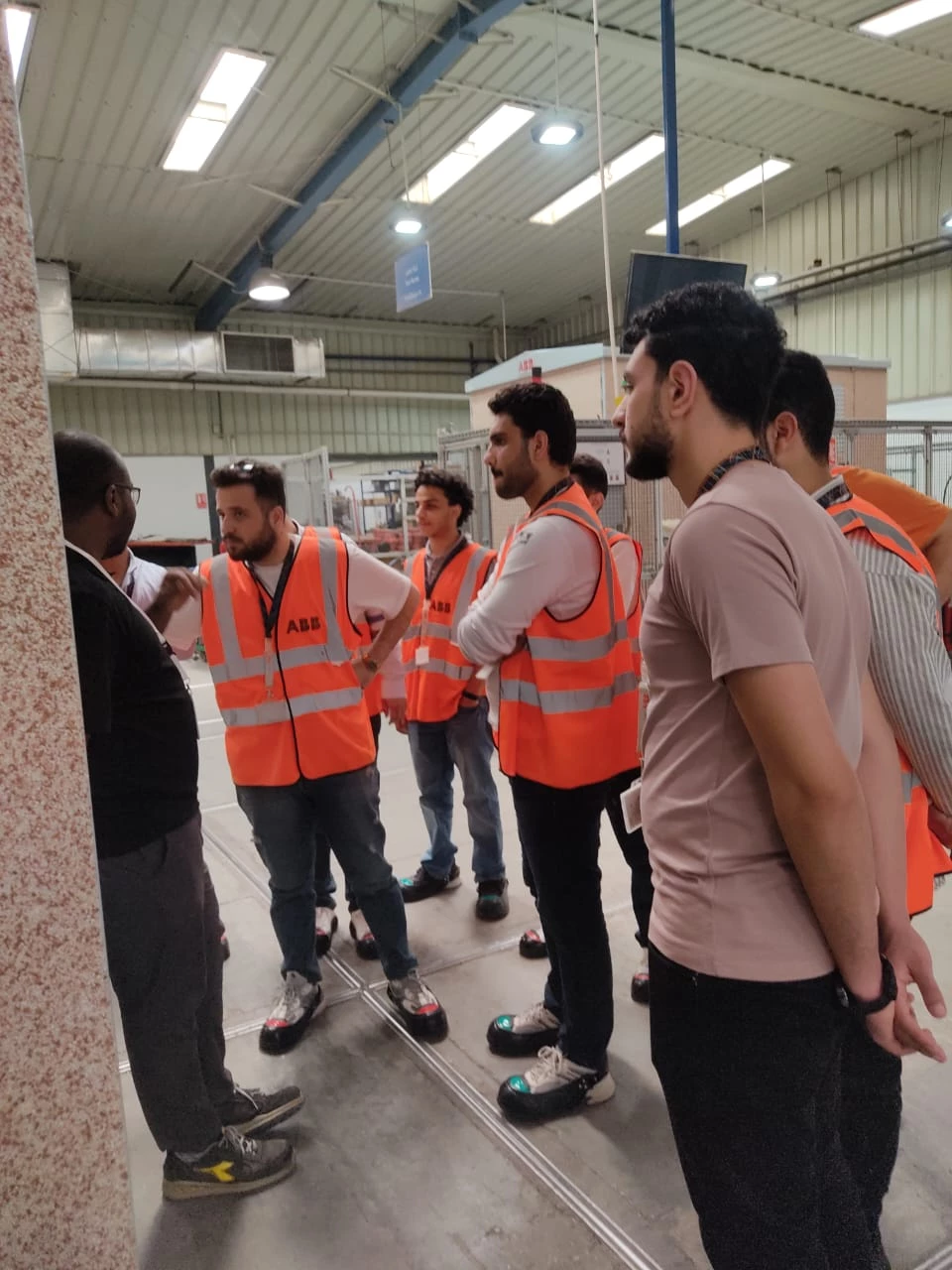 A scientific field visit for bachelor’s students in the Department of Marine Engineering Technology at the College of Maritime Transport and Technology on 04/27/2024 to the ABB Electrical Equipment Factory in 10th of Ramadan City.2