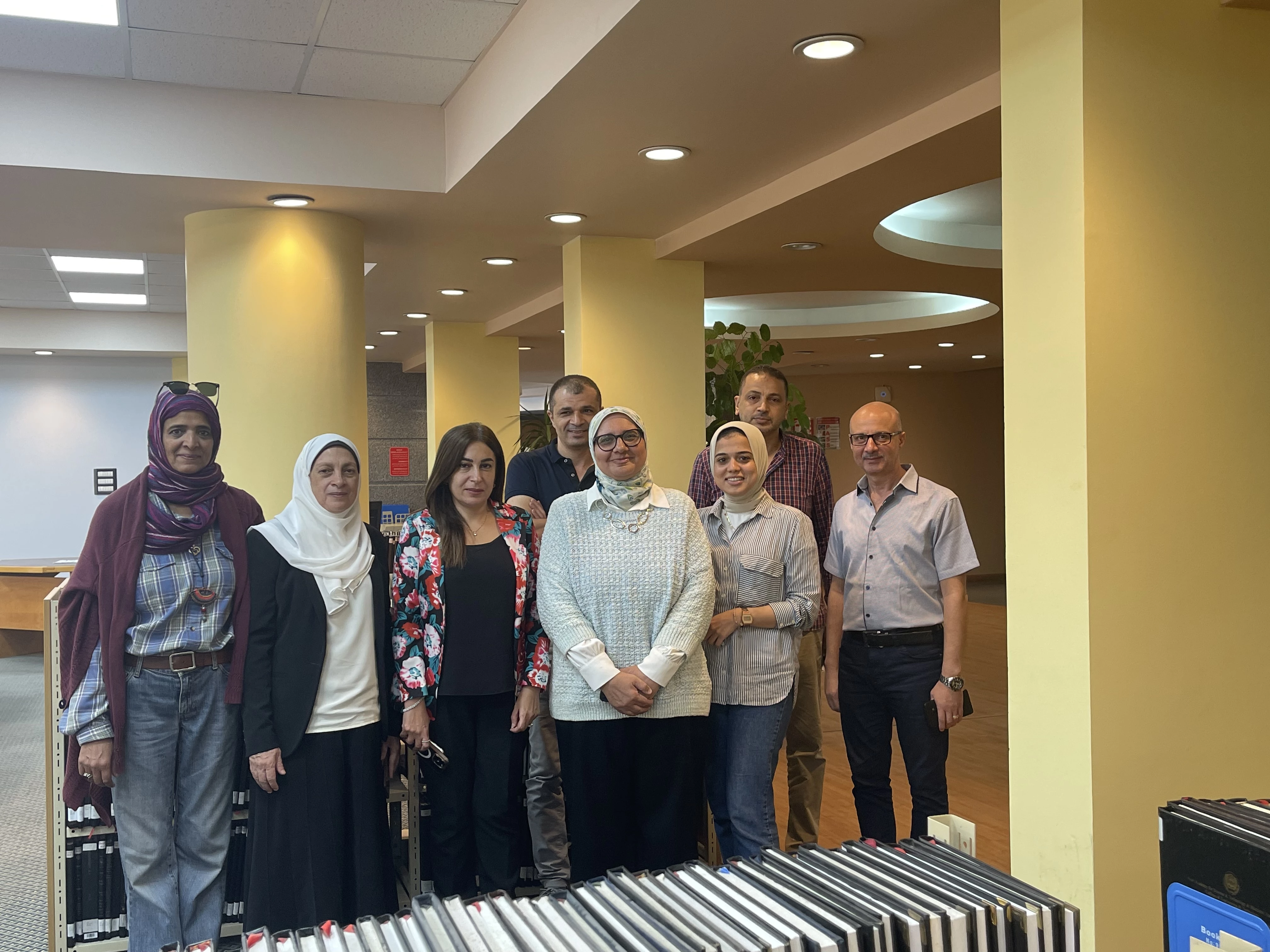 A visit from the Library and Information Department -Faculty of Arts - Alexandria University.3