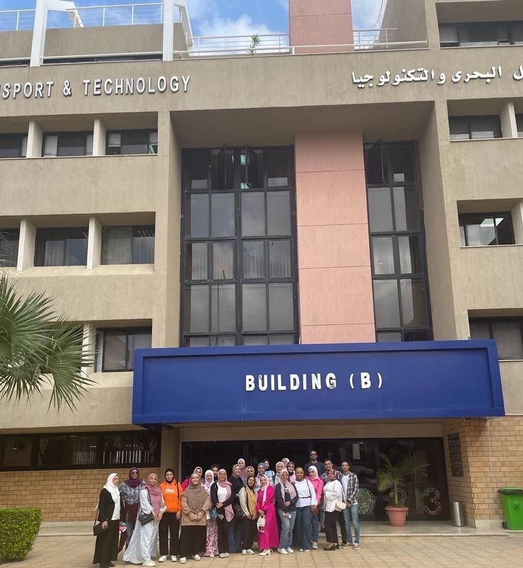 A visit from the Library and Information Department -Faculty of Arts - Alexandria University.2