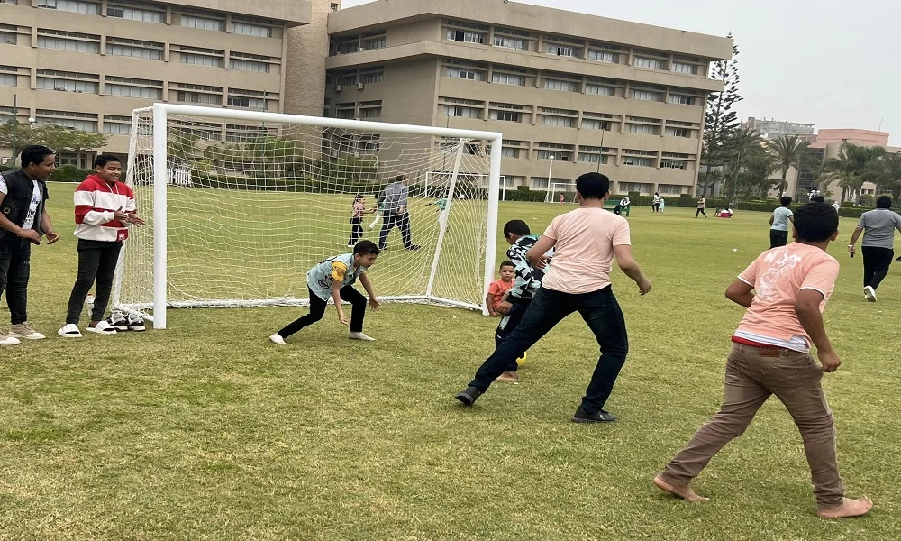 Under the supervision of the Deanship of Student Affairs, the Department of Cultural and Social Activity in Abu Qir and Miami organized the Orphan Day celebration at the headquarters of the Arab Academy for Science, Technology and Maritime Transport on Friday, May 10, 2024.3