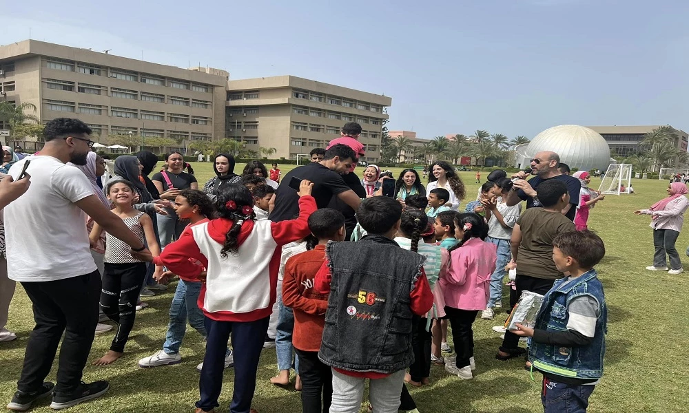 Under the supervision of the Deanship of Student Affairs, the Department of Cultural and Social Activity in Abu Qir and Miami organized the Orphan Day celebration at the headquarters of the Arab Academy for Science, Technology and Maritime Transport on Friday, May 10, 2024.3