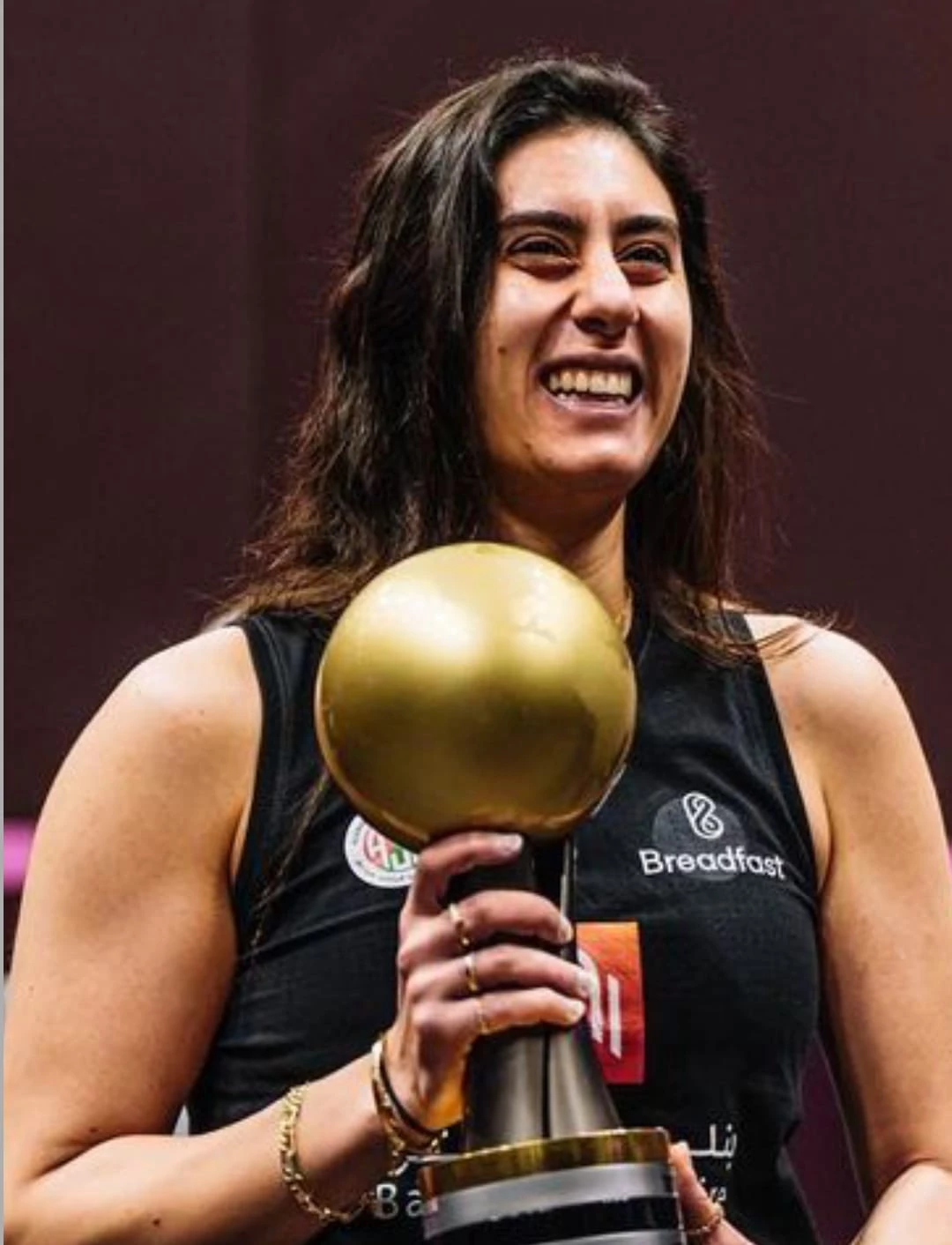 Queen Nour El Sherbini tops the women's squash world ranking for the 12th month in a row