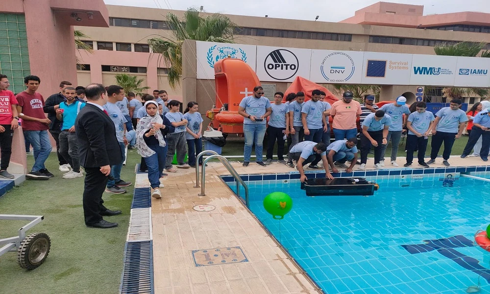 The Deanship of Student Affairs, in cooperation with the College of Engineering and Technology, organized the second edition of the ROBO PIRATES COMPETITION with the participation of (8) teams of students from the Department of Marine and Platform Engineering and Technology and students from other departments in the College of Engineering and Technology on 5/24/2024.9
