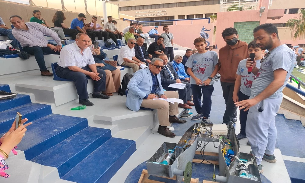 The Deanship of Student Affairs, in cooperation with the College of Engineering and Technology, organized the second edition of the ROBO PIRATES COMPETITION with the participation of (8) teams of students from the Department of Marine and Platform Engineering and Technology and students from other departments in the College of Engineering and Technology on 5/24/2024.9