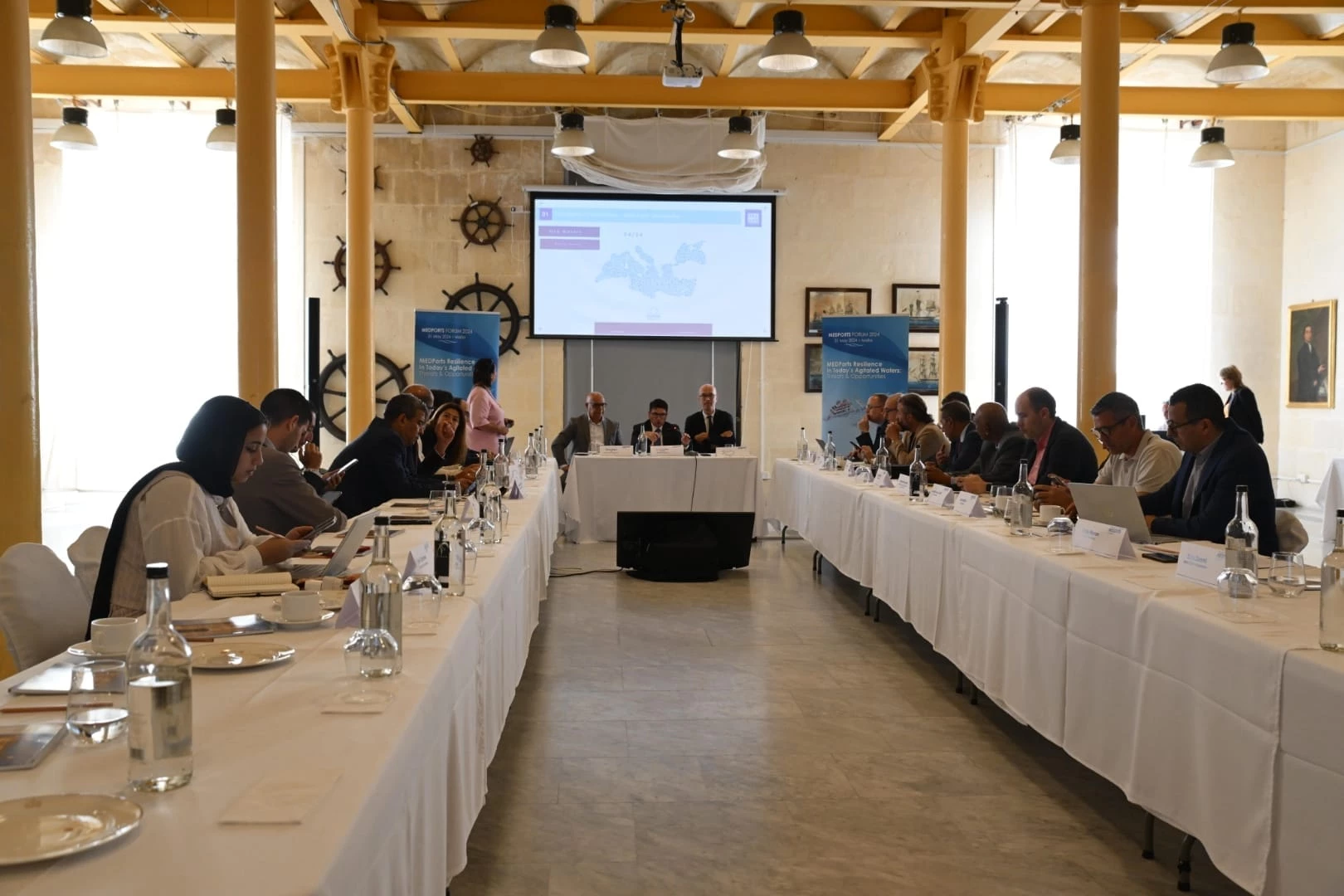 Participation of Prof. Alaa Mahmoud Morsy in the 2024 Annual Forum Organized by the MEDPORTS Association in Collaboration with the Port of Malta4
