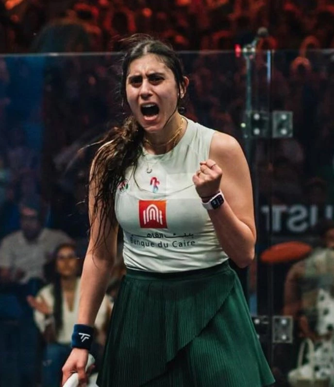 The Egyptian queen Nour El Sherbini, the daughter of the Academy, has been on the throne of World Squash for a whole year at the top of the women's world rankings