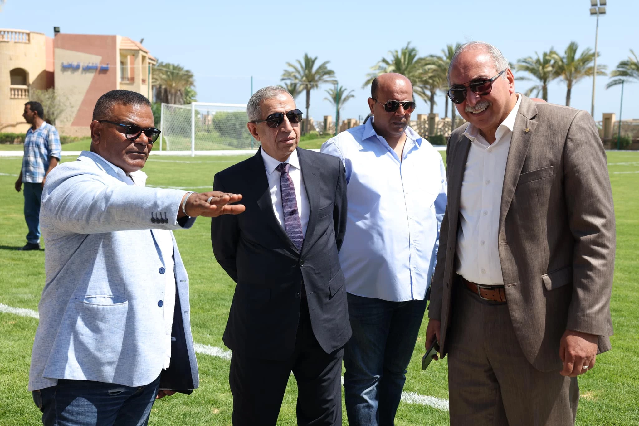 His Excellency Dr. Ismail Abdul Ghaffar, president of the Academy, opened the legal football field and gym at the best level at the Academy branch in Port Fouad on Thursday, 6/6/20243