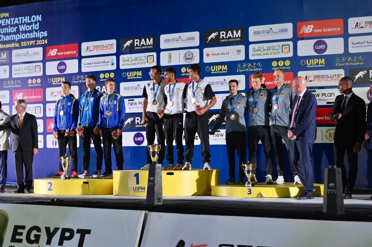 His Excellency Professor Dr. Ismail Abdel Ghaffar, President of the Academy, and Dr. Ashraf Sobhi, Minister of Youth and Sports, witnessed the distribution of medals for the World Junior Modern Pentathlon Championship, which was held on the stadiums The Arab Academy for Science, Technology and Maritime Transport in Alexandria during the period (25-30) June 202411