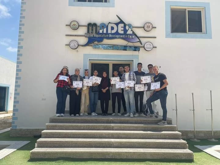 أتم طلاب كلية تكنولوجيا المصايد والاستزراع المائي البرنامج التدريبي 