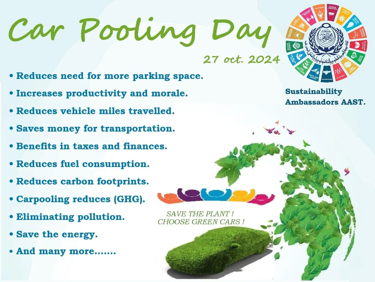 Car Pooling Day 27/10/2024