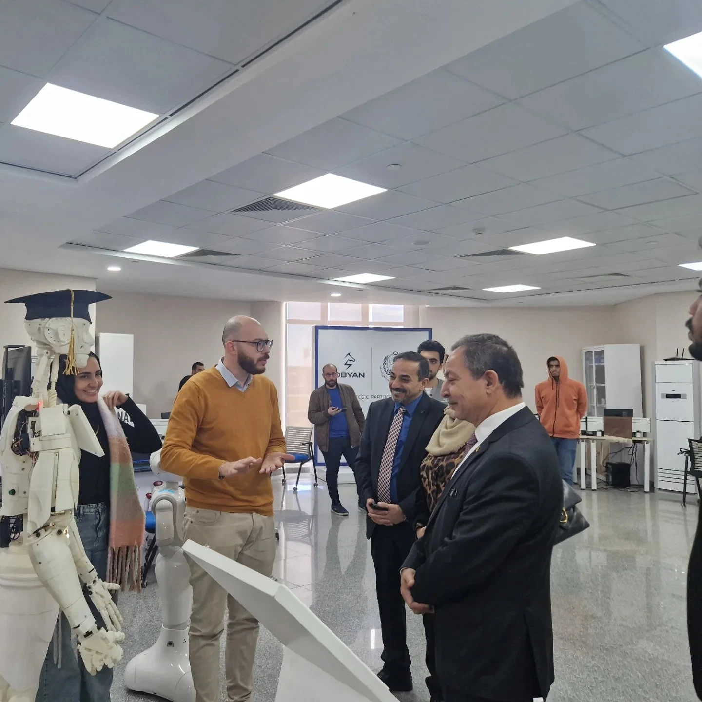 Visit of the Arab Artificial Intelligence Team Work6