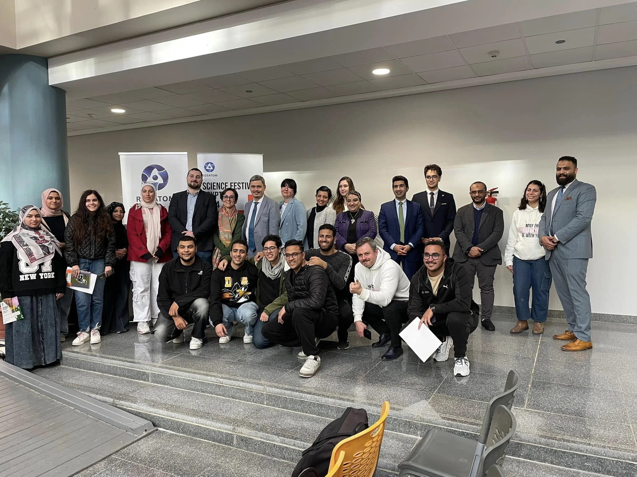 ندوه من هيئة الطاقه النوويه في الضبعه والمركز الثقافي الروسي